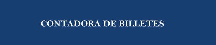 Contadoras de billetes
